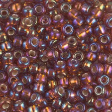 Miyuki rocailles Perlen 6/0 - Silverlined dark topaz ab 6-1005